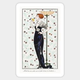 Costumes Parisiens: Grande robe du soir (1913) Sticker